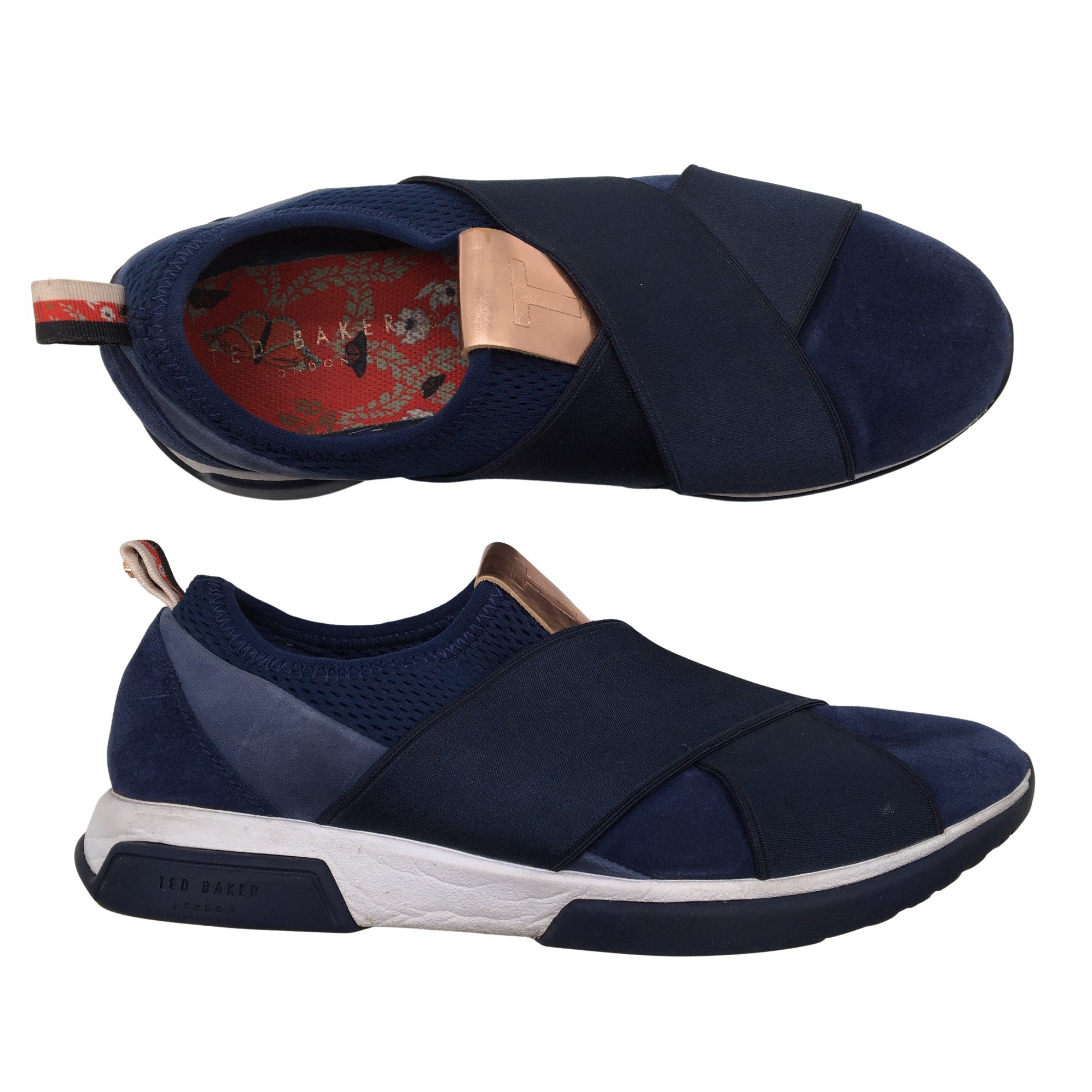 Womens Feeko - Canvas Slim Sole Trainer Ecru | Ted Baker Sneakers «  Mamillerlab